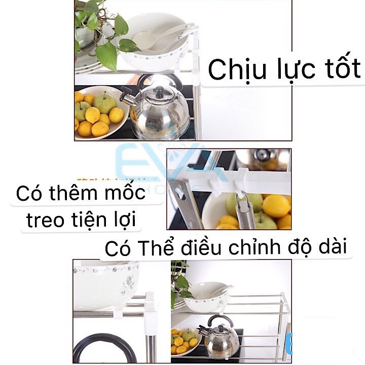 Kệ Để Lò Vi Sóng 2 Tầng Co Giãn Tiện Dụng Chịu Tải Tốt Dùng Được Tất Cả Các Kích Cỡ