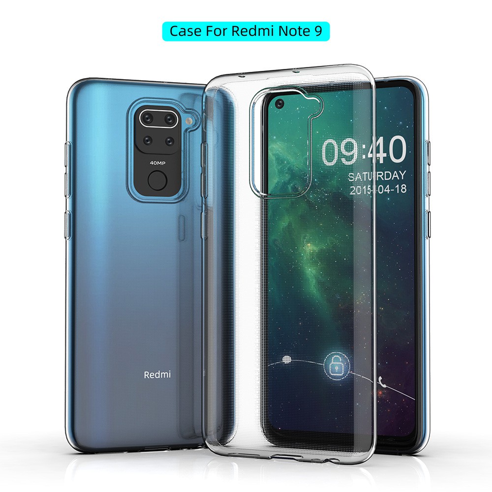 Ốp dẻo trong suốt cho Redmi Note 9 (Hàng loại A)