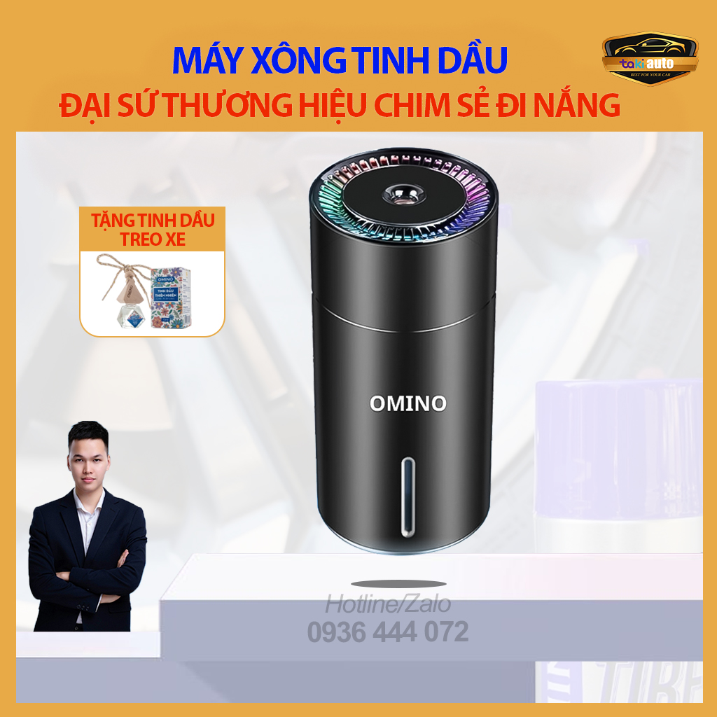 Omino 2 modes car deodorant mist diffuser essential oil aroma diffuser desk