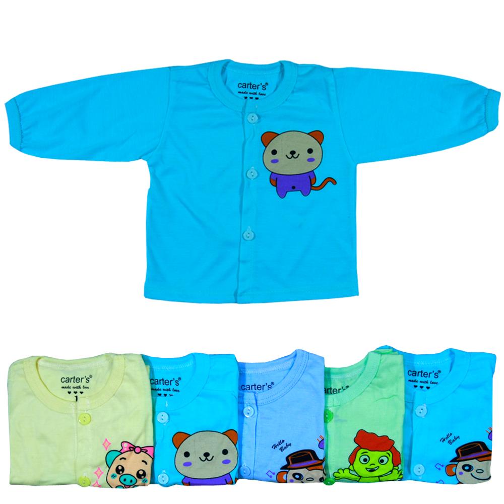 Combo 10 Áo Tay Dài màu cho bé trai bé gái từ 2-7kg ADMKS (100% Cotton ảnh và video thật) KIBA Fashion - đồ cho trẻ sơ sinh quần áo cho trẻ sơ sinh