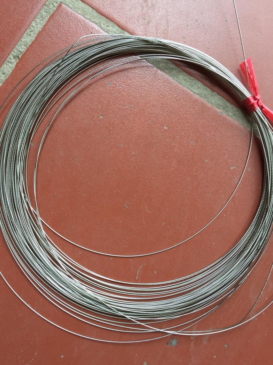 cáp inox 1 ly x 20m, cáp thép inox