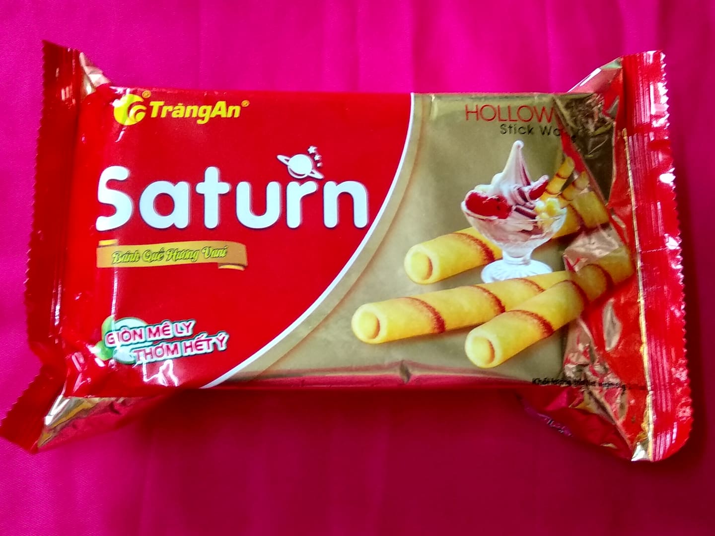 Bánh quế Tràng An Saturn hương vani (60g)