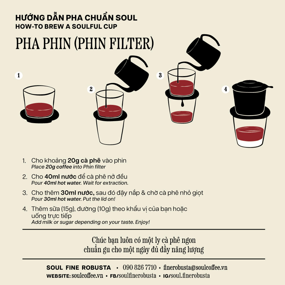 SOUL SPECIALTY COFFEE | Dòng cà phê Arabica Lâm Đồng chất lượng cao | Sơ chế ướt (Washed) có thể PHA PHIN/PHA MÁY | Arabica Premium Coffee