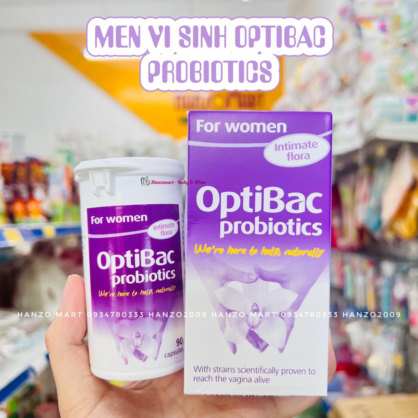 Men vi sinh Optibac tím (Optibac For Women)