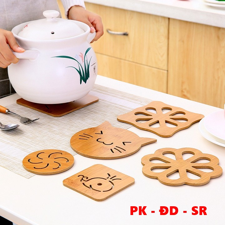 Miếng lót nồi bằng Gỗ lớn - Siêu Rẻ