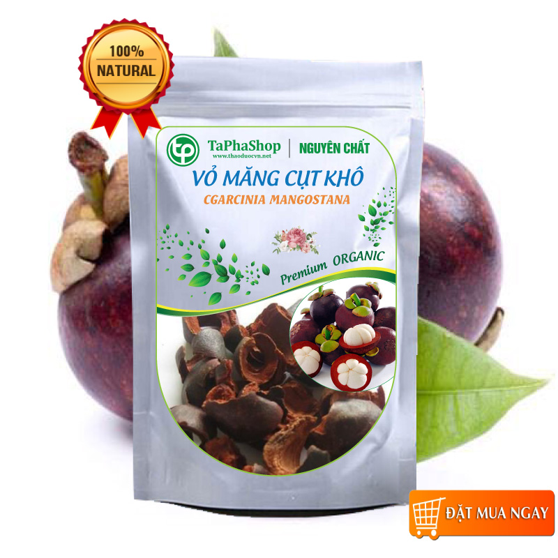 Vỏ măng cụt khô 500g - tấn phát