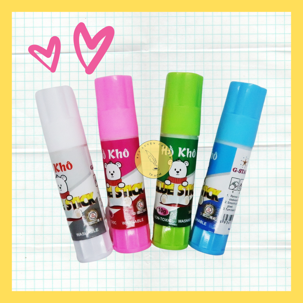 Hồ khô dán giấy định lượng 10g