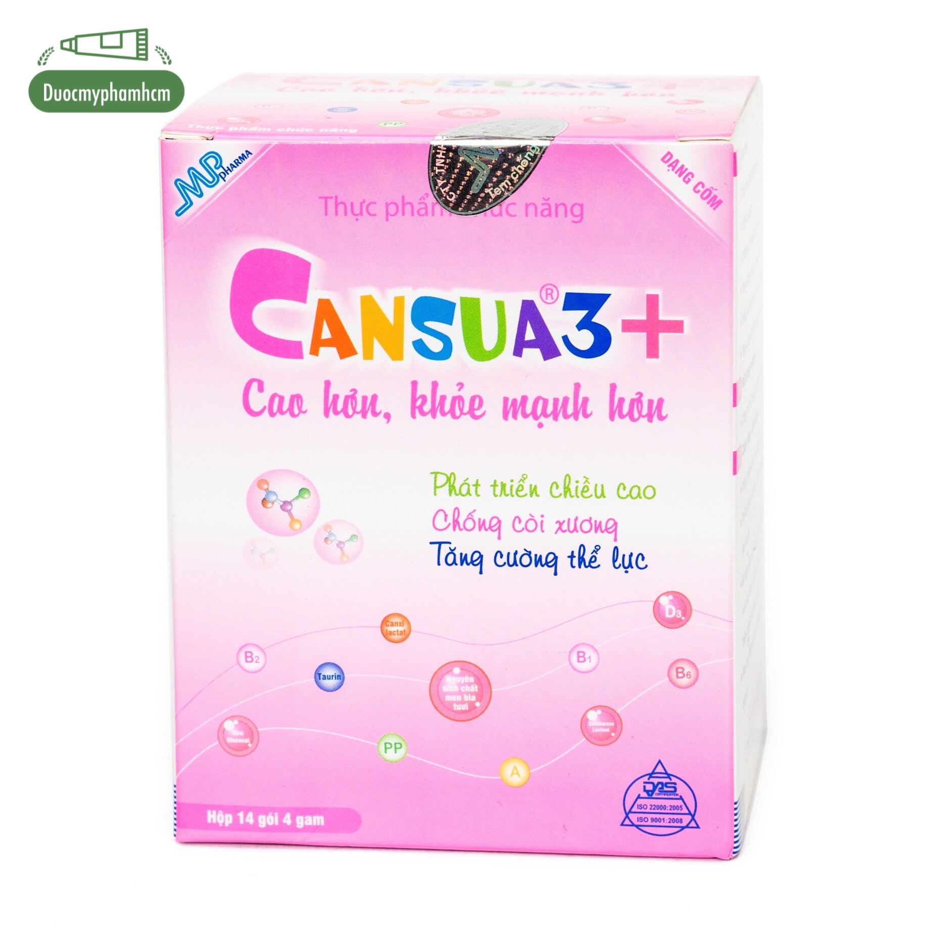 Cốm CANSUA3+ cao hơn khỏe mạnh hơn CANSUA 3+