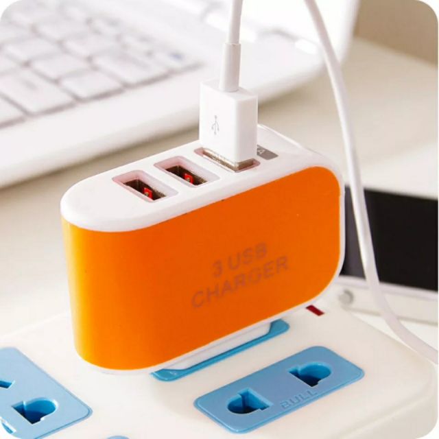 Củ sạc 3 cổng usb