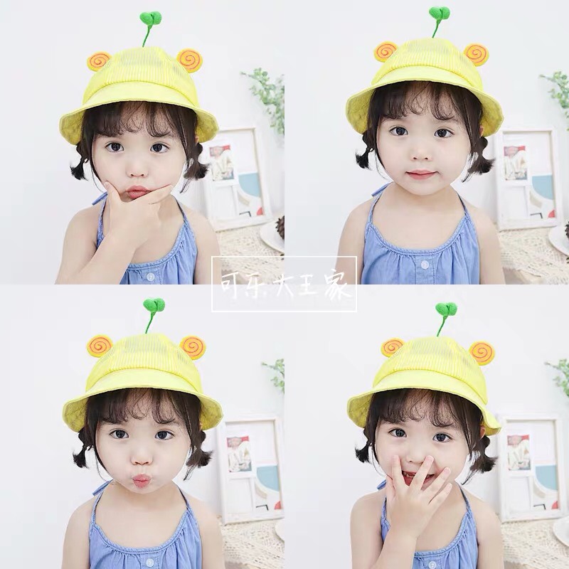 Nón bucket mầm cây cho bé 1-5 tuổi, mũ vành dễ thương cho bé siêu hot