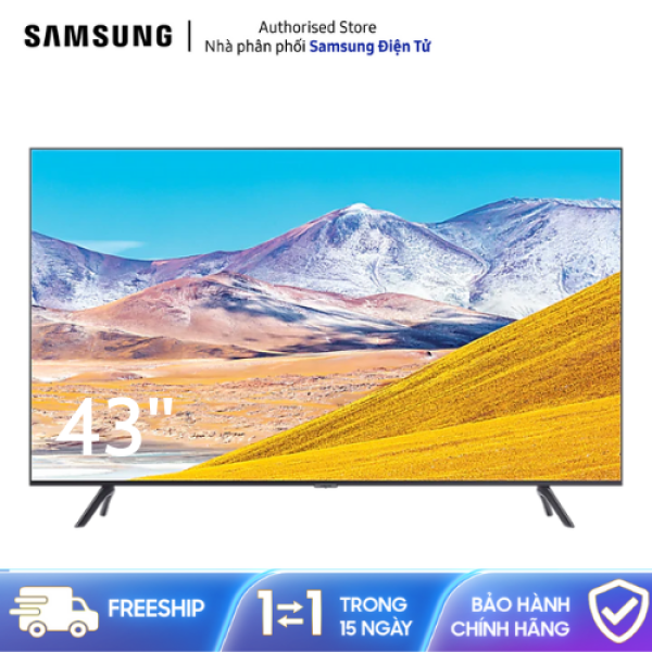 [Trả góp 0%]UA43TU8100  - Smart Tivi Samsung 4K 43 inch TU8100 2020