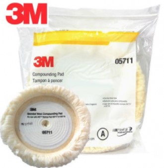 Lông cừu đánh bóng 1 mặt 9″ 3M 05711