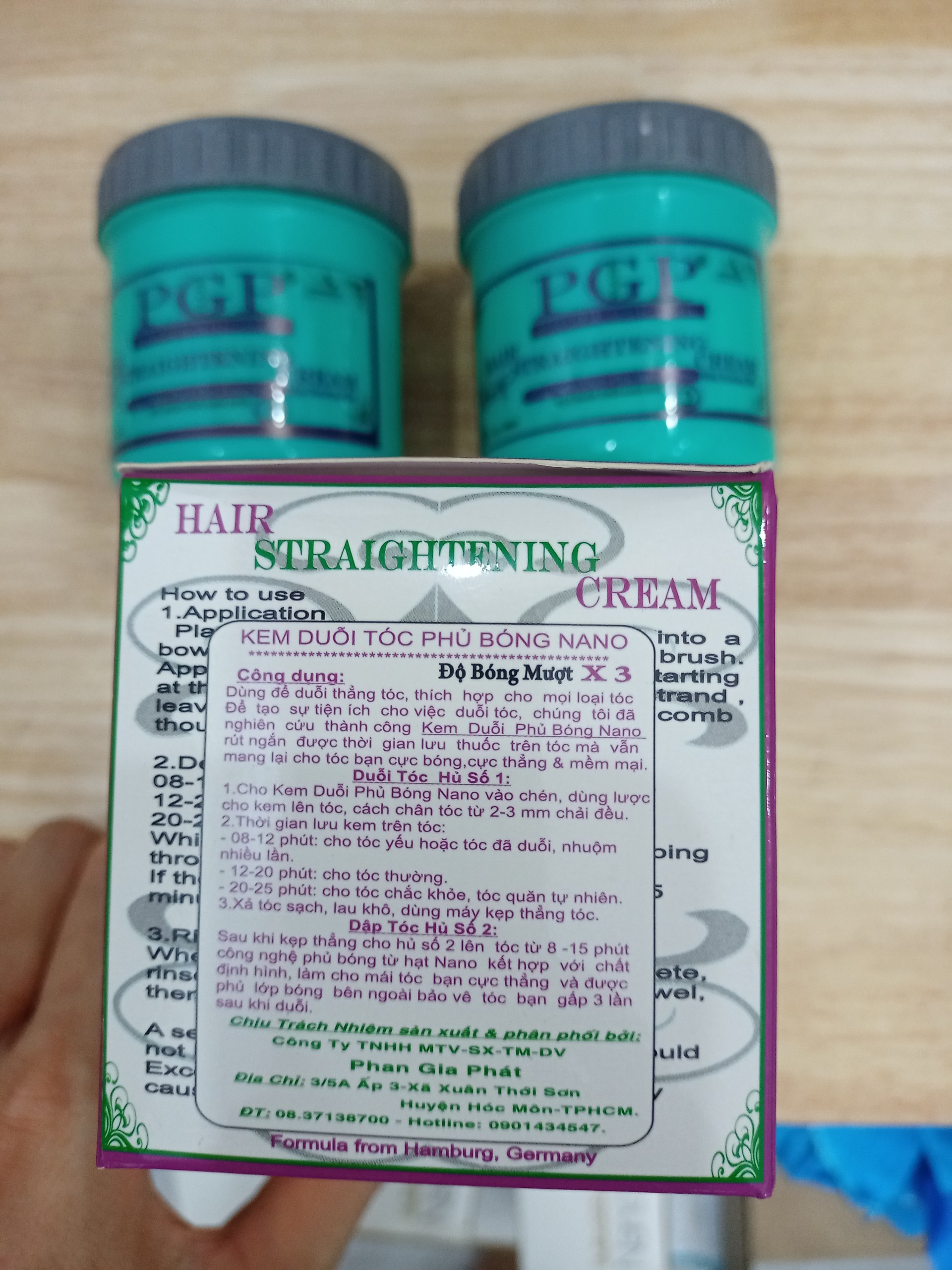 Duỗi lavox nano complex kích cỡ mini size 150ml x 2 hủ