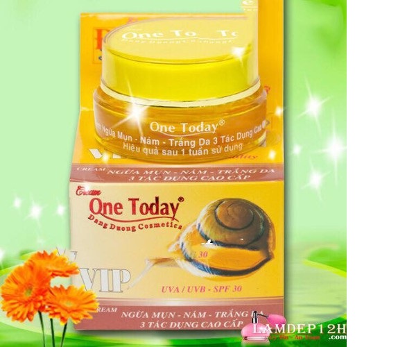 kem ngừa mụnnám giúp trắng da one today