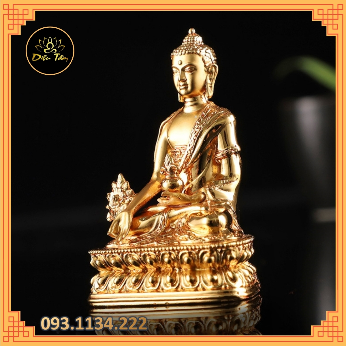 Tượng Đức Phật Dược Sư - Tượng Phật Mật Tông