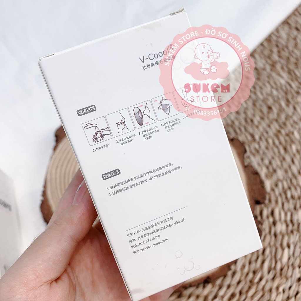 Trợ Ti Vcool Hỗ Trợ Bé Bú - Sukem Shop