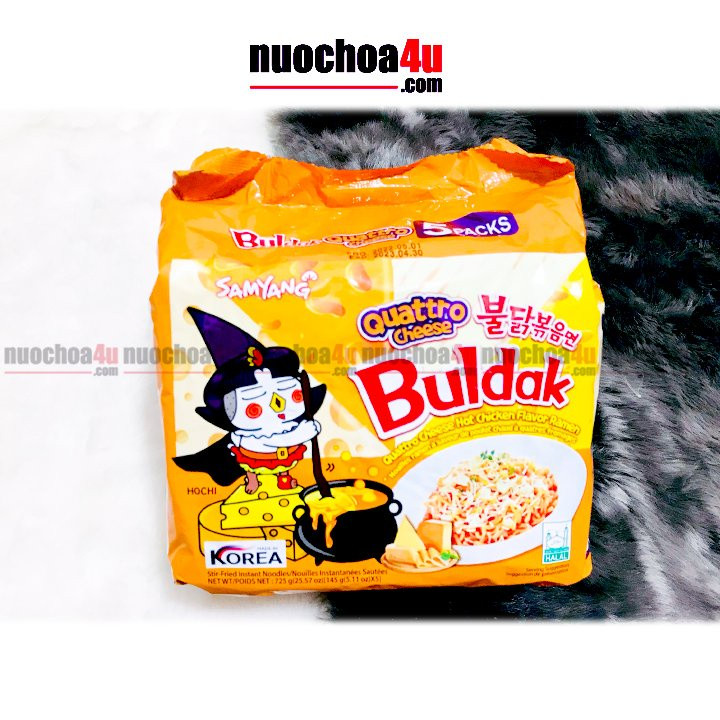 Mì Gà Khô Cay Hàn Quốc SAMYANG - Buldak Cheese ( bịch 5 gói )