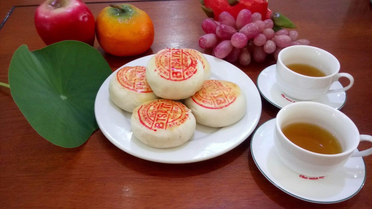 Bánh pía đậu xanh sầu riêng
