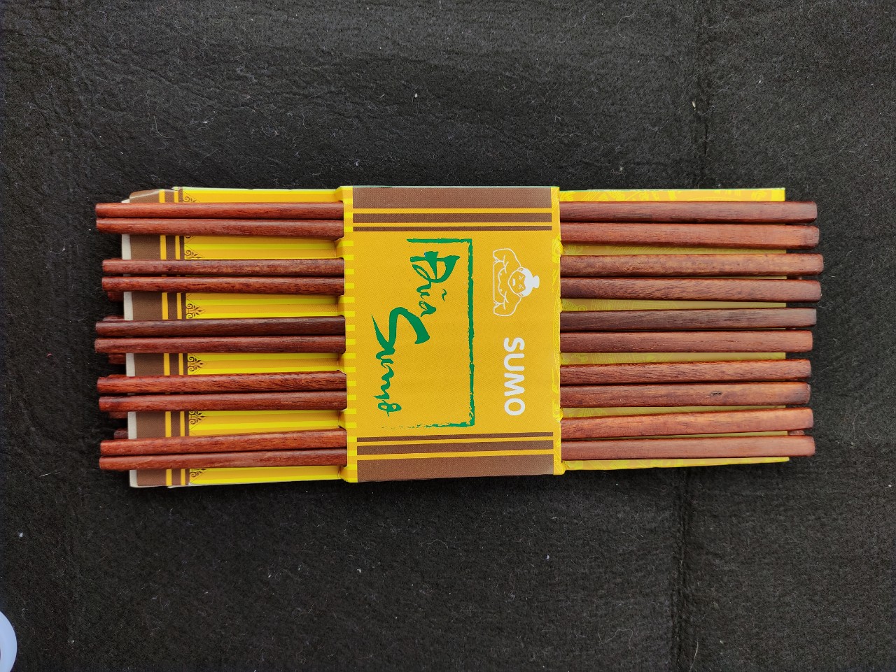 Combo 10 Đôi Đũa Gổ Căm Xe Nâu