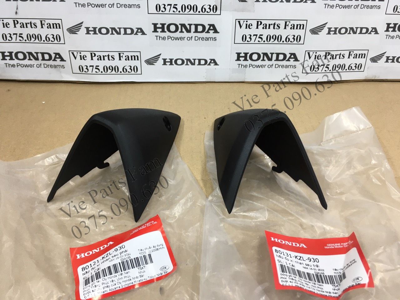 Nắp chụp xi nhan sau trái phải vision đời đầu 2011-2013, hàng din honda mới 100%
