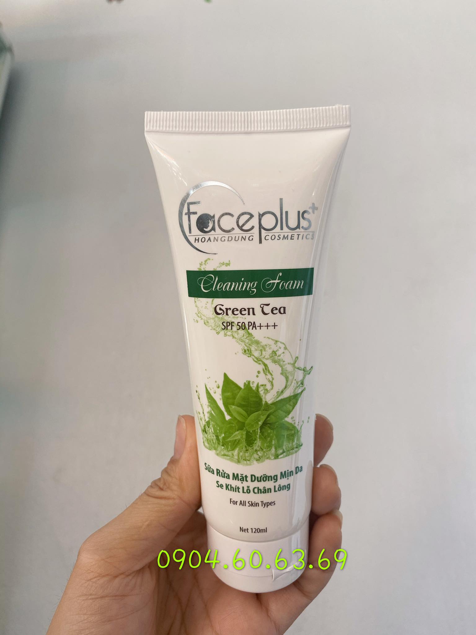 Sữa Rửa Mặt Trà Xanh Faceplus 120ml