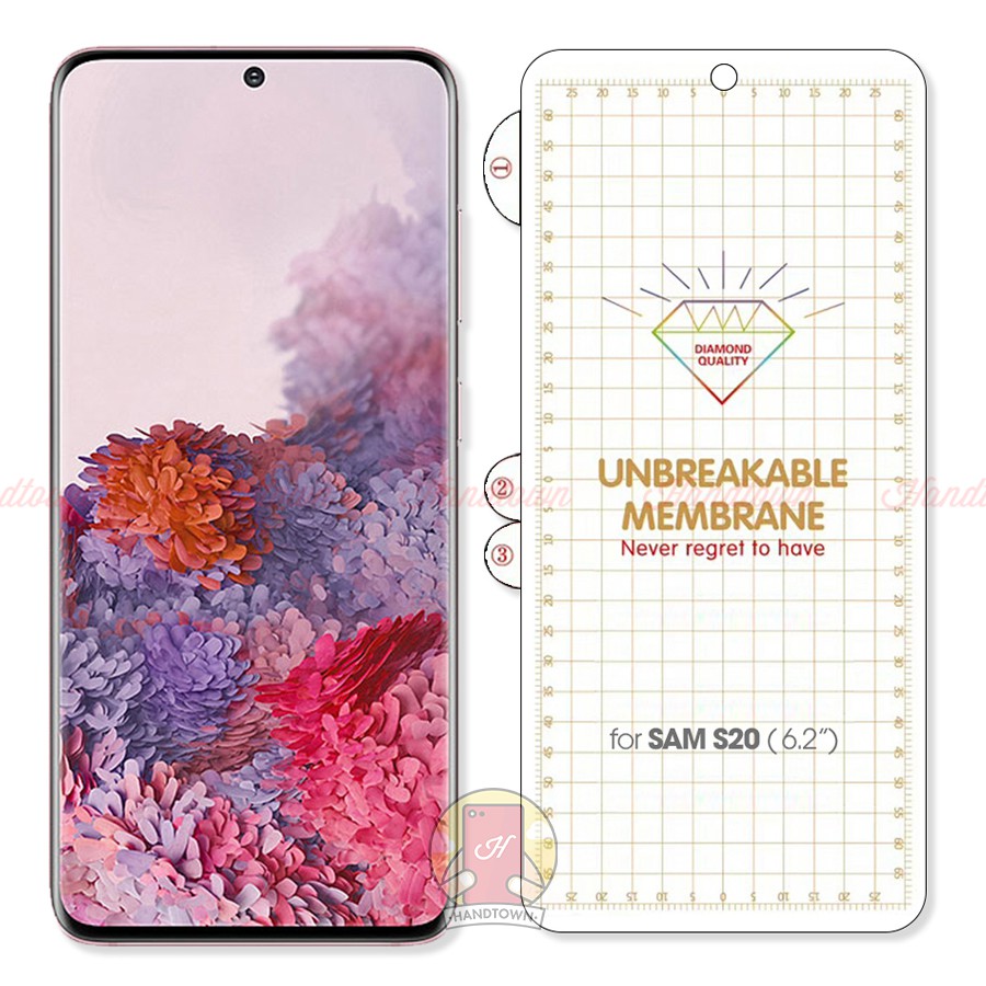 Miếng dán ppf mặt trước cho samsung galaxy s20, dán màn hình samsung