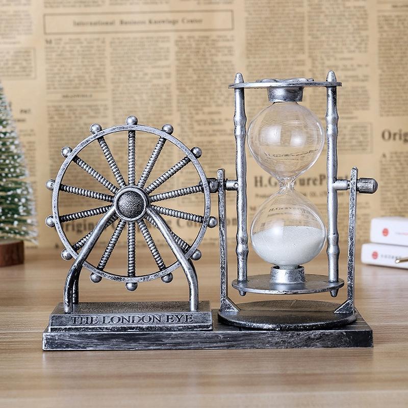Nơi bán Đồng hồ cát bánh xe Ferris phong cách cổ điển, sang trọng - vật dụng trang trí bàn làm việc