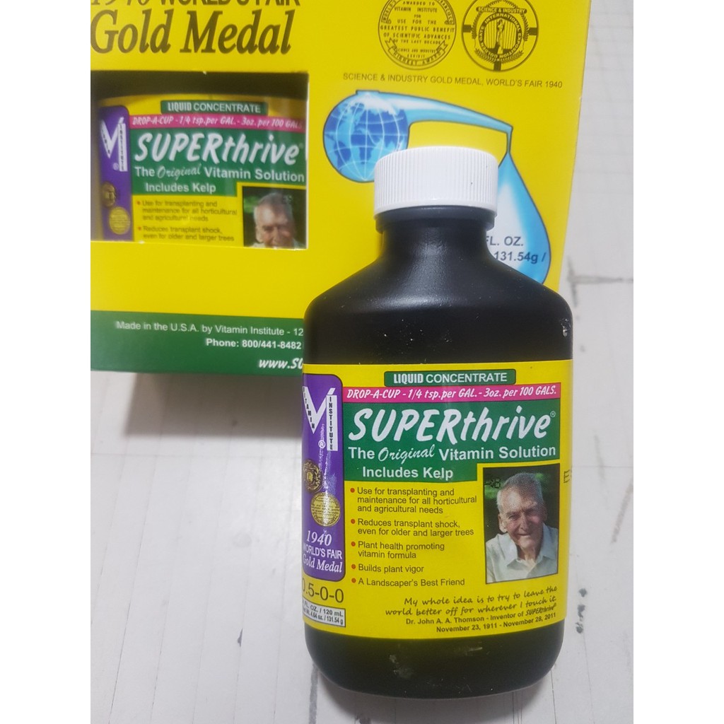 Hoocmon tăng trưởng Super Thrive - kích thích sinh trưởng ở thực vật 120ml, cam kết sản phẩm đúng mô tả, chất lượng đảm bảo