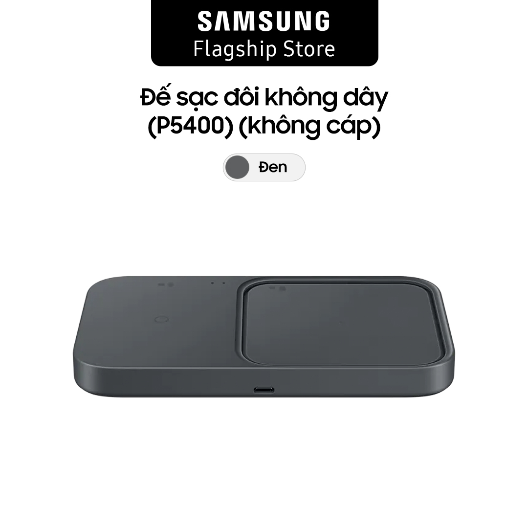 Đế sạc đôi không dây (P5400) (không cáp)