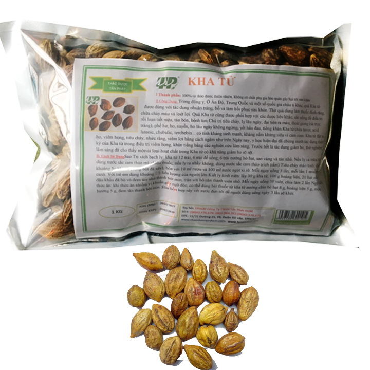 Quả kha tử khô 500g Tốt cho sức khỏe cổ họng của bạn - Hàng loại 1 chất lượng cao - Thảo Dược Tấn Phát