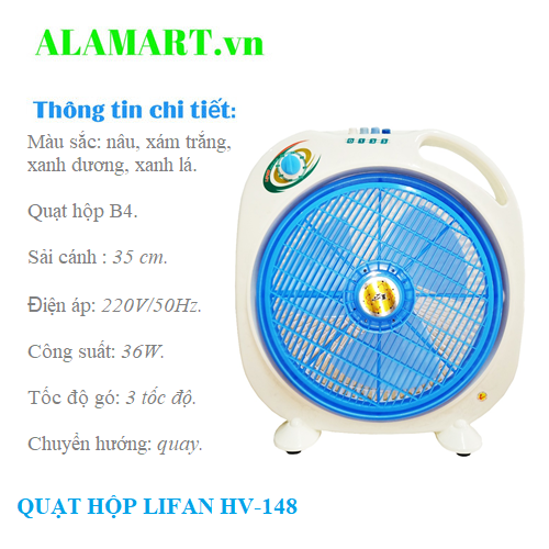 QUẠT HỘP LIFAN HV-148