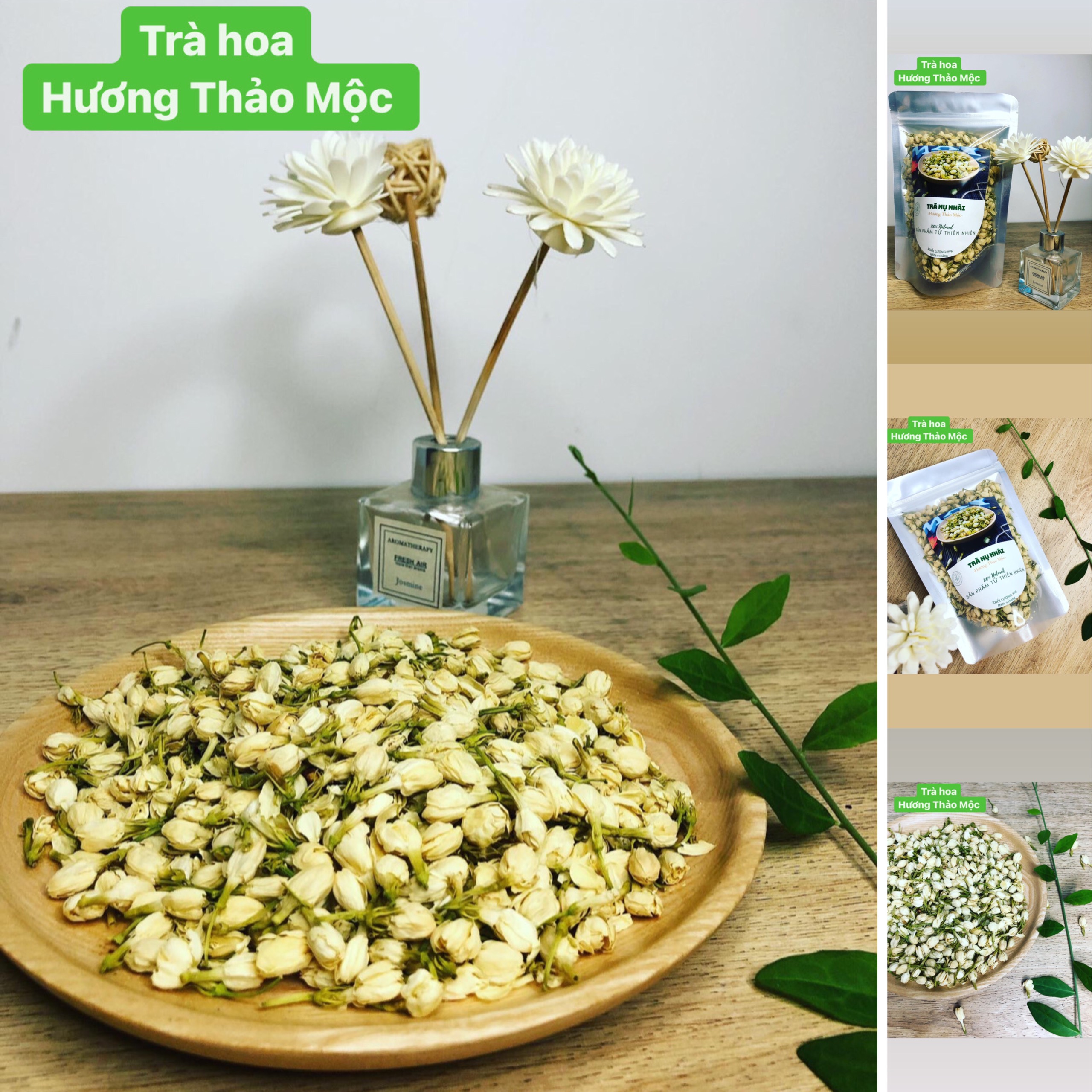 Trà Nụ Nhài (Hoa Lài) - Trà Hoa Natural Thảo Mộc
