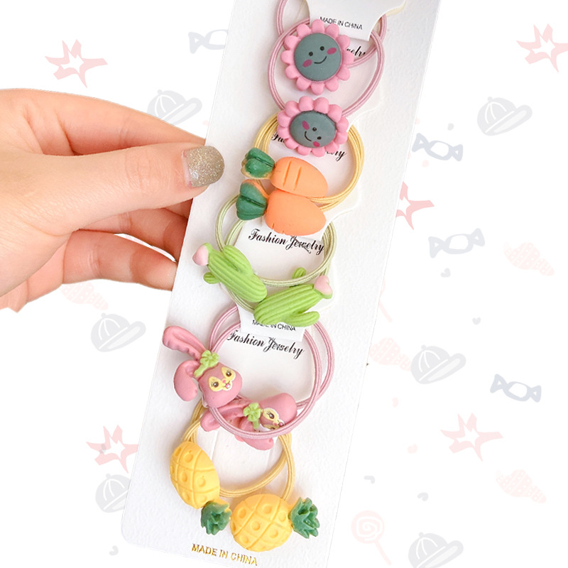 [HCM]Set 10 Dây Cột Tóc Cho Bé Dễ Thương ( giao ngẫu nhiên)CTTE-06.