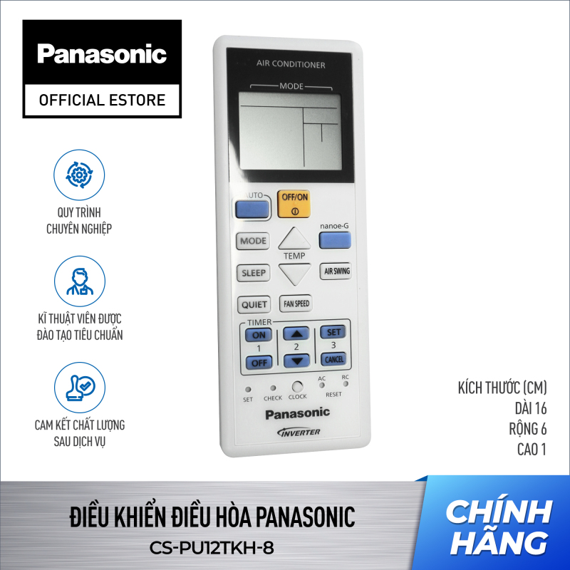 Điều khiển Điều hòa Panasonic CS-PU12TKH-8| CS-PU9TKH-8 -  Remote Panasonic Model CS-PU12TKH-8| CS-PU9TKH-8