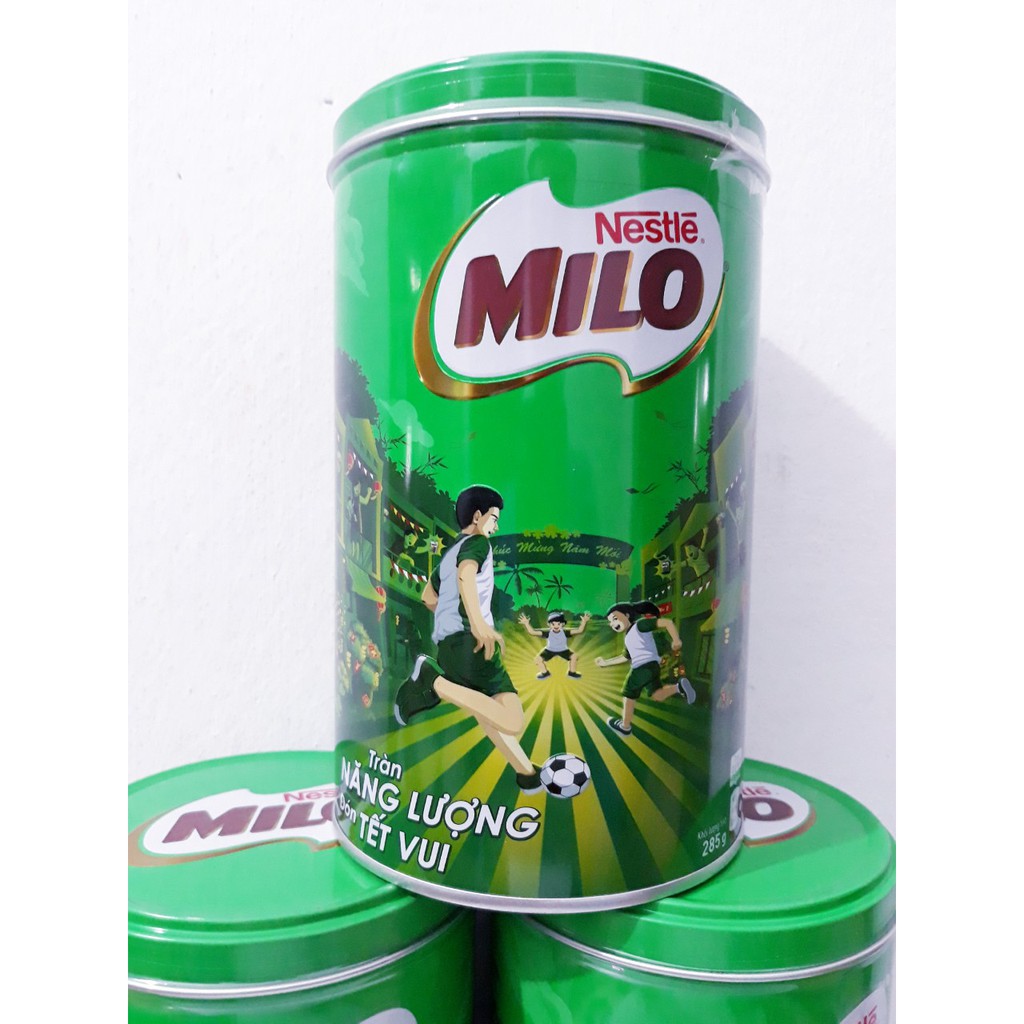 Nestle Milo lúa mạch [sữa bột] - Hộp thiếc 285g date mới