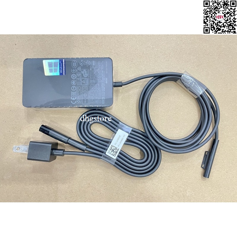 Microsoft tablet surface pro 3, pro 4, pro 5, pro 6, pro 7, surface go 15v-2. 58a 1800 44w tablet charger