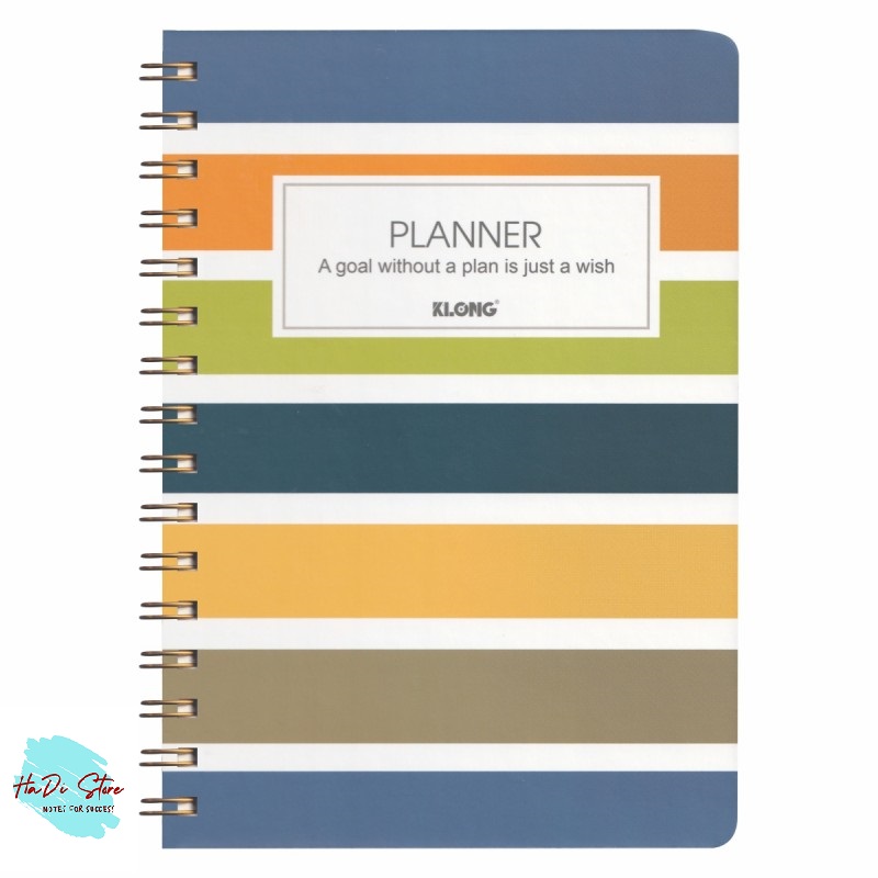 KLONG Sổ lò xo PLANNER A5 - 100 tờ (MS:945)
