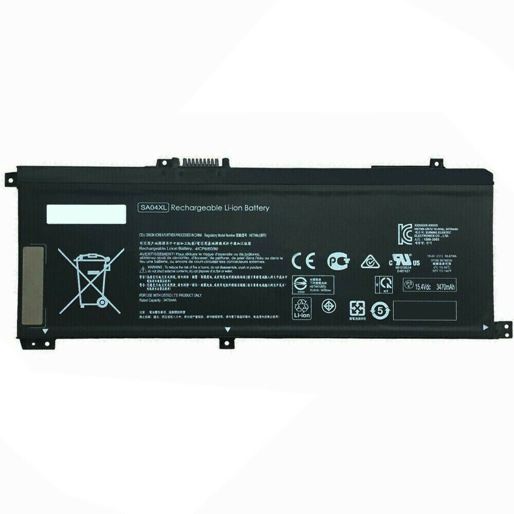 Pin laptop hp sa04xl for hp envy x360 15-dr, 15-ds 15.4v 56wh l43267-005 bảo hành 6 tháng