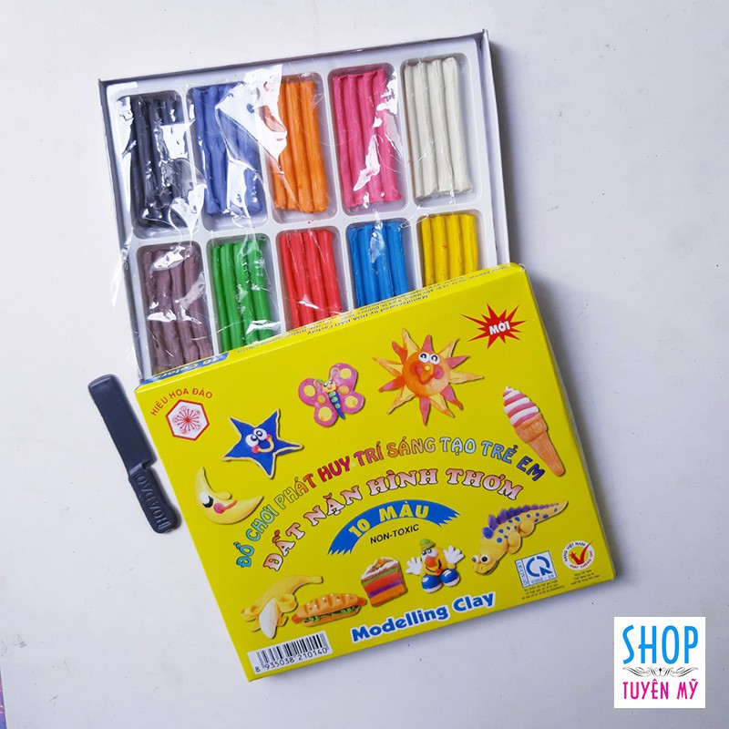 [HCM]đất sét thơm nặn hình - 10 màu