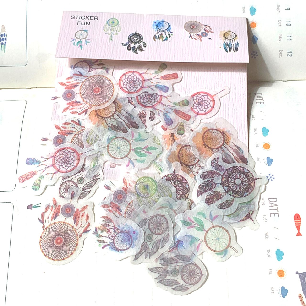 Bộ 32 Sticker Hình Dán Mini Dreamcatcher