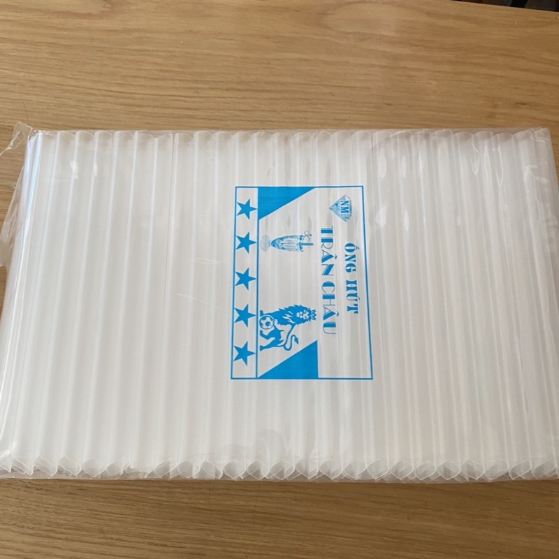 Ống Hút Trắng Trong Phi 6, 8, 12 Bịch 500g