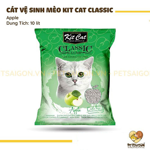 CÁT VỆ SINH KITCAT 10L - 7KG CHO MÈO