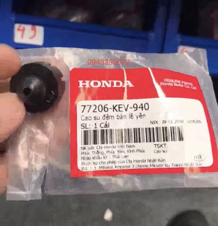 Cao su bản lề yên honda dream, future
