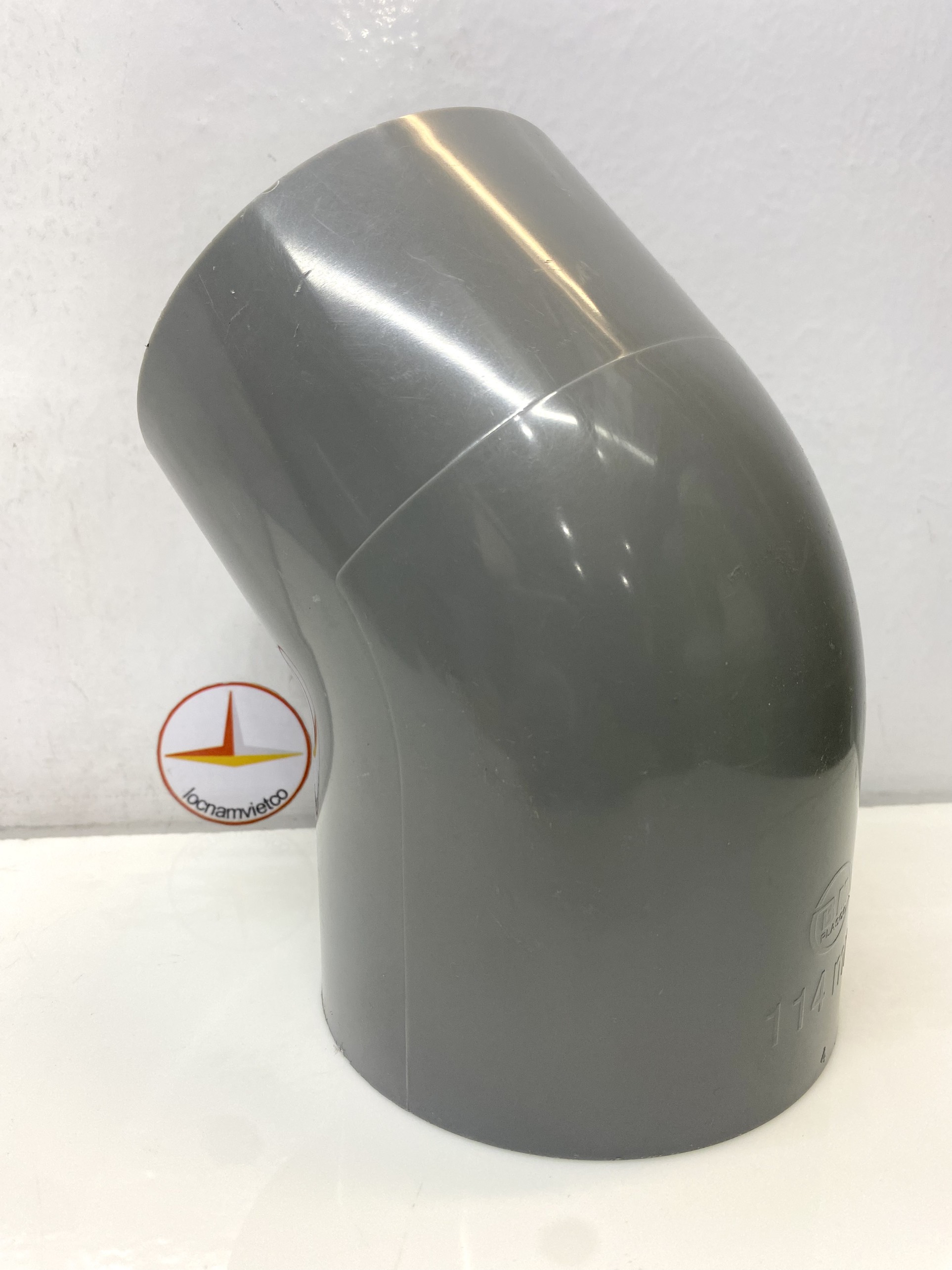 Lơi 114 nhựa PVC Bình Minh (45o ElBow)_L114M