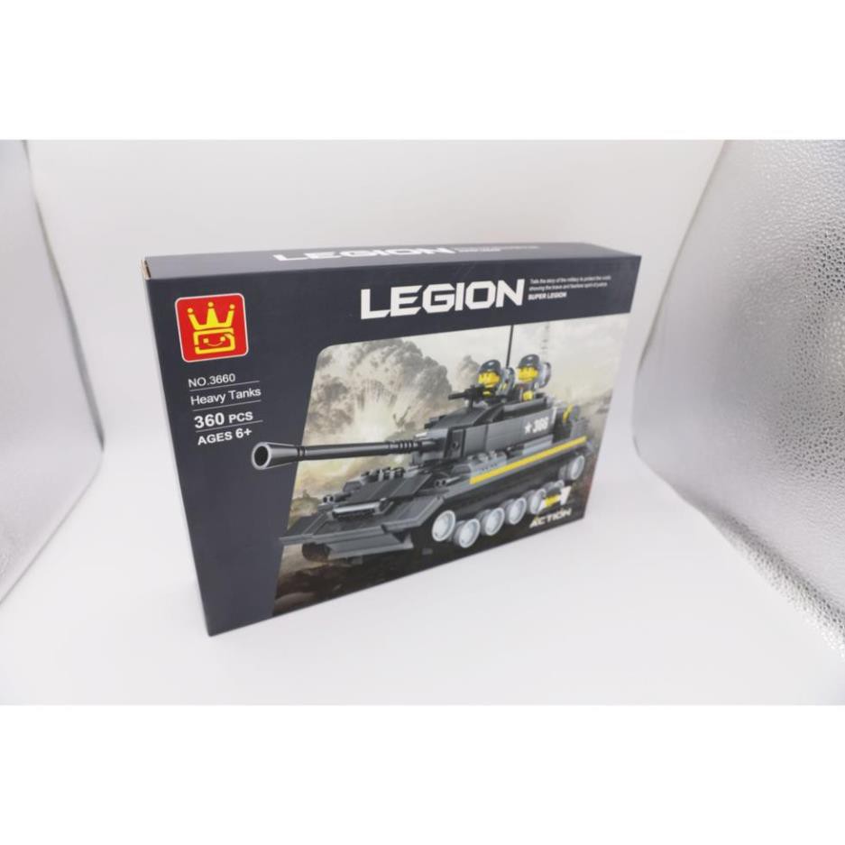 Lego ghép hình Xe Tăng 3660 360pcs