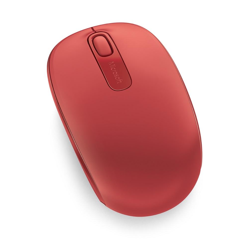 Chuột không dây Microsoft Wireless Mobile 1850 (Đỏ) - Hãng phân phối chính thức