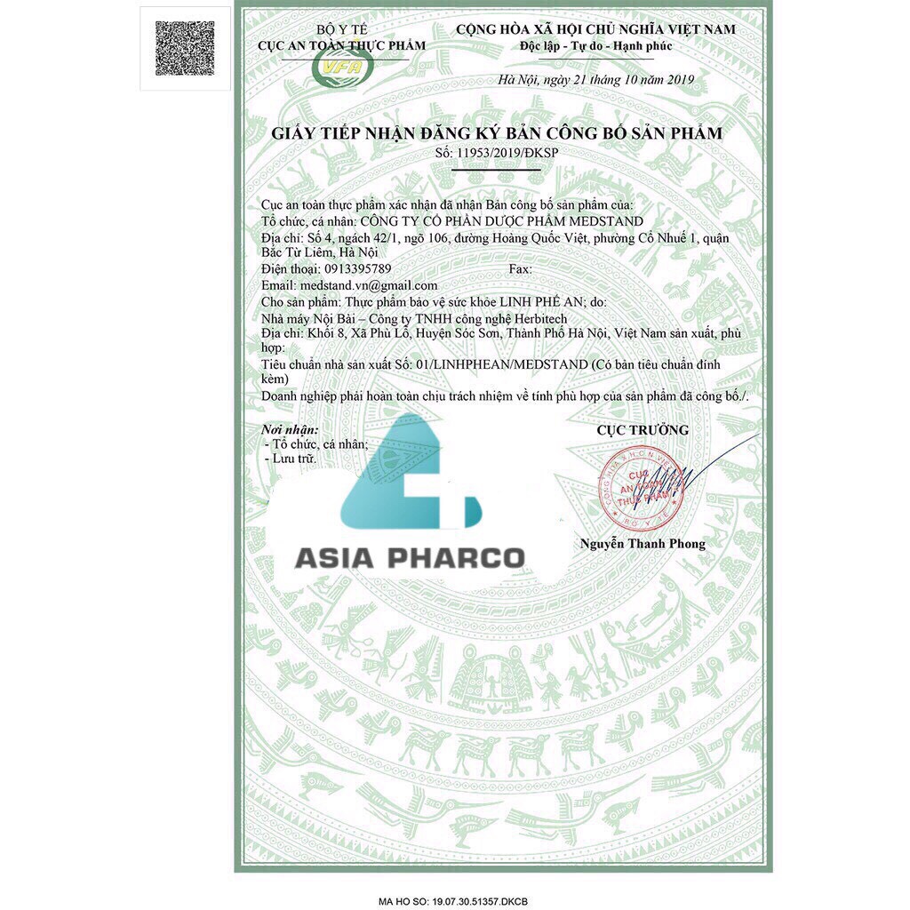 [HCM]SIro Ho Thảo Dược Linh Phế An ( chai )