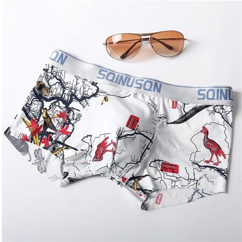 [ COMBO 4SP ] Sịp nam cao cấp chất lụa lạnh co dãn thoáng mát