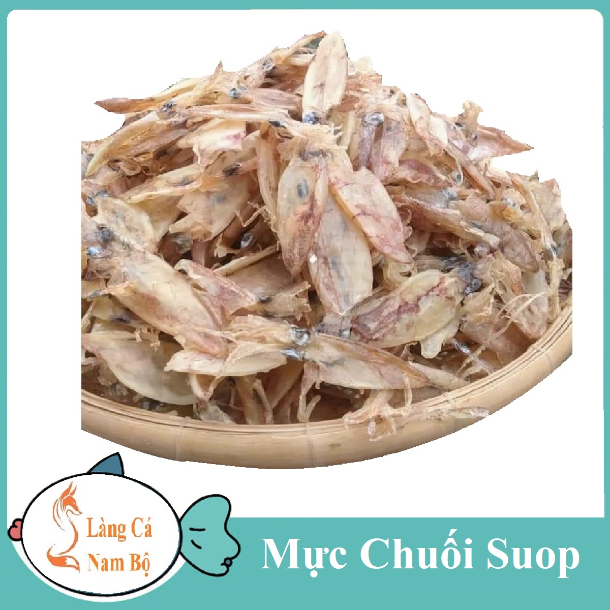 Khô Mực Chuối- khô mực sữa - Thịt Dai Ngon Ngọt Khô Mực Biển Chuyên Nấu Canh Nước Lèo Nấu Mì Nấu Súp Rim Me Đặc Sản Cà Mau