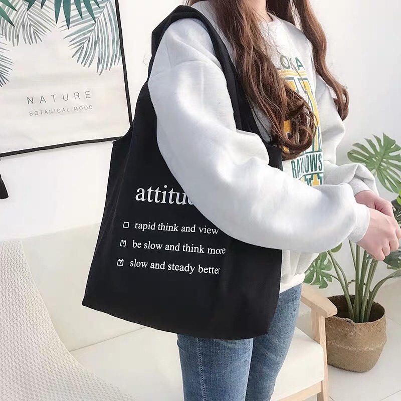 TÚI TOTE VẢI CANVAS CHẤT DÀY DẶN